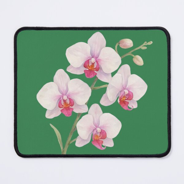 Item preview, Elegant Sprig of Watercolor Phalaenopsis Orchids designed and sold by IraBum.