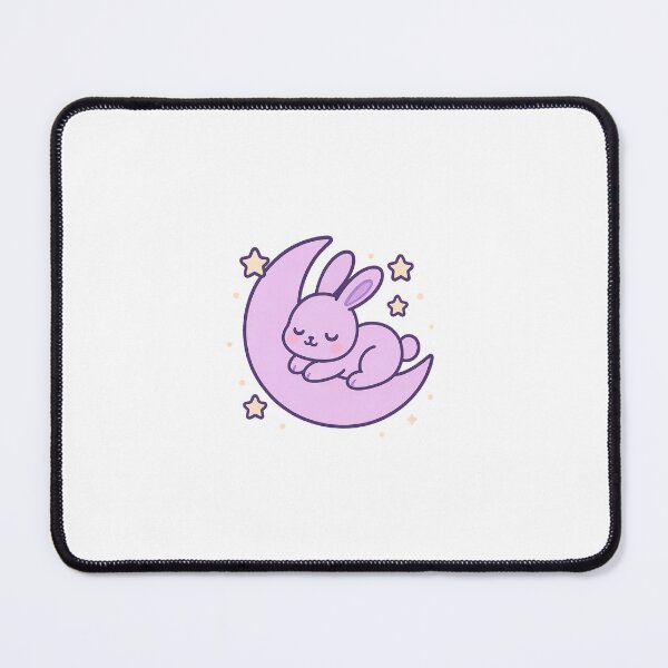 Item preview, Lavender Bunny Dreams – Cute Kawaii Moon Rabbit designed and sold by artjeska.