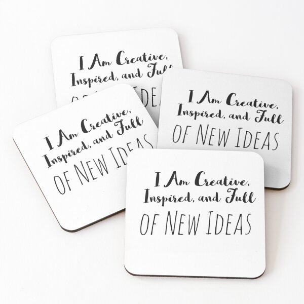 Item preview, I Am Creative, Inspired, and Full of New Ideas – Creativity Affirmation designed and sold by Camila  Ardila.