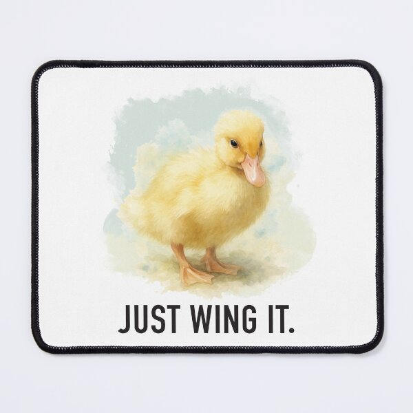 Item preview, Inspirational Duckling Watercolor "Just Wing It" design for Baby designed and sold by Eduardo Tavares.