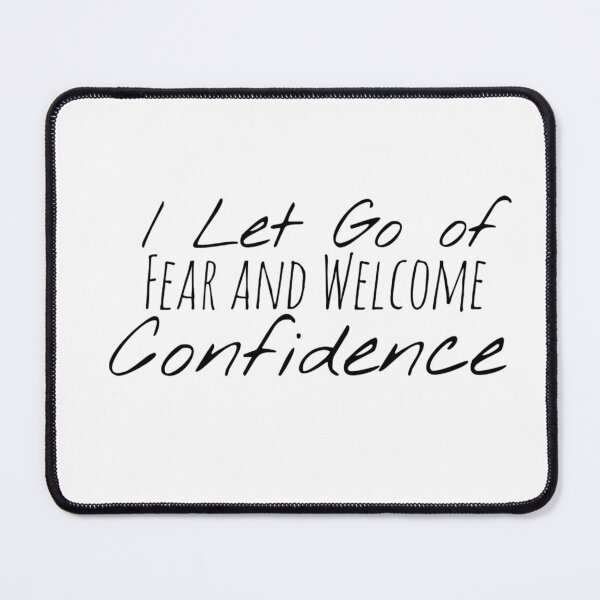 Item preview, I Let Go of Fear and Welcome Confidence – Fear Release Affirmation designed and sold by Camila  Ardila.