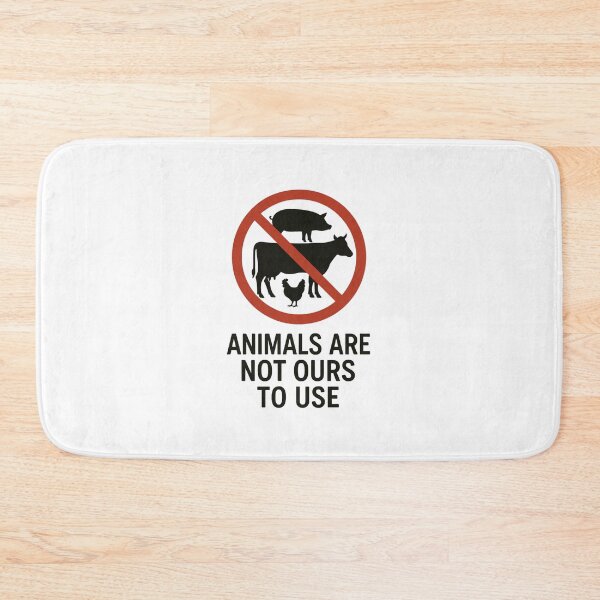 Item preview, Animals Are Not Ours To Use Go Vegan Animal Rights Factory Farming Animal Suffering Pigs Cows Chickens designed and sold by Annika Shurafa.