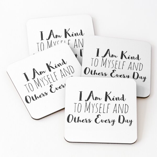 Item preview, I Am Kind to Myself and Others Every Day – Kindness Affirmation designed and sold by Camila  Ardila.