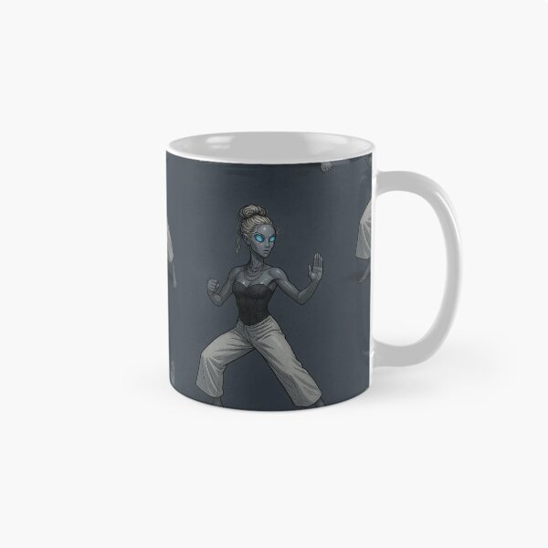 Item preview, Alien Woman in Fighting Stance designed and sold by tarotstarostina.