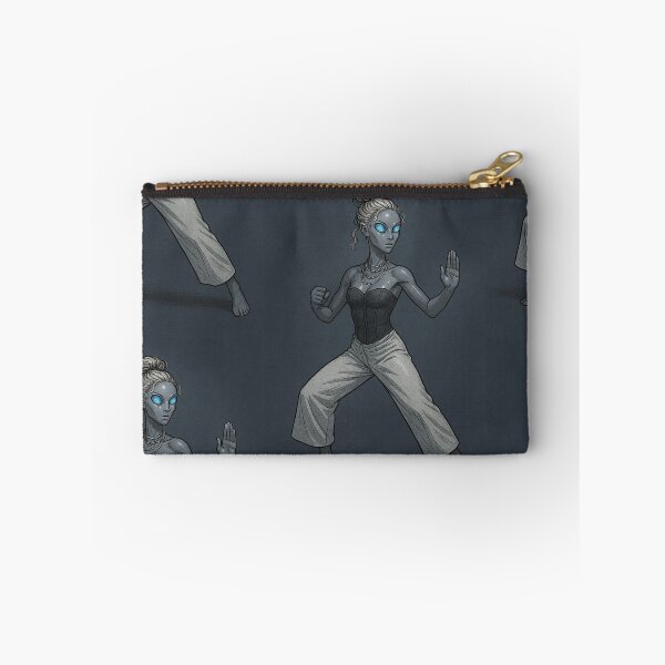 Item preview, Alien Woman in Fighting Stance designed and sold by tarotstarostina.