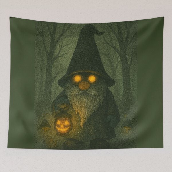 Item preview, Gnome of the Haunted Hollow designed and sold by NikkisTees.