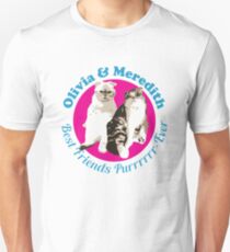 Olivia & Meredith Best Friends Purrrever Unisex T-Shirt