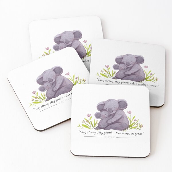 Item preview, "Koala Hug – Love Makes Us Grow" designed and sold by My_designs_2025 .