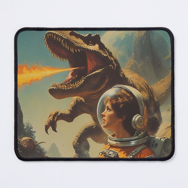 Item preview, Dinos are a space girls best friend designed and sold by she-devil-shirt.