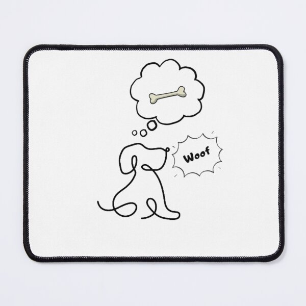 Item preview, "Dreaming Dog – Woof & Bone" designed and sold by My_designs_2025 .