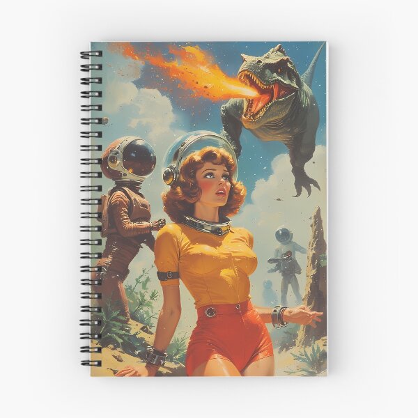 Item preview, Astronaut Girls Pulp Magazines designed and sold by she-devil-shirt.