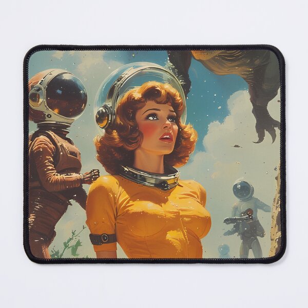 Item preview, Astronaut Girls Pulp Magazines designed and sold by she-devil-shirt.