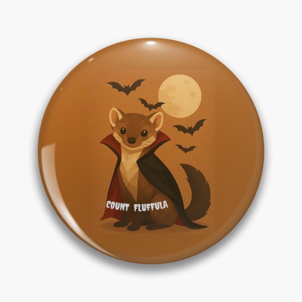Item preview, Count Marten – Cute Vampire Pine Marten Halloween Art designed and sold by GeoWild Designs.