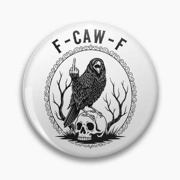 Item preview, F-Caw-F Skull Crow Raven   designed and sold by TheTimer.