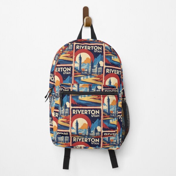 Item preview, Riverton Utah 1950s USA Vintage Travel Tourism designed and sold by TravelersGems.