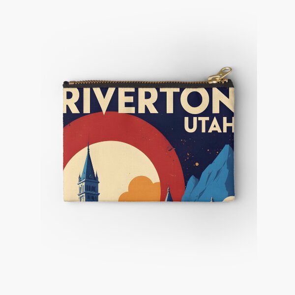 Item preview, Riverton Utah 1950s USA Vintage Travel Tourism designed and sold by TravelersGems.