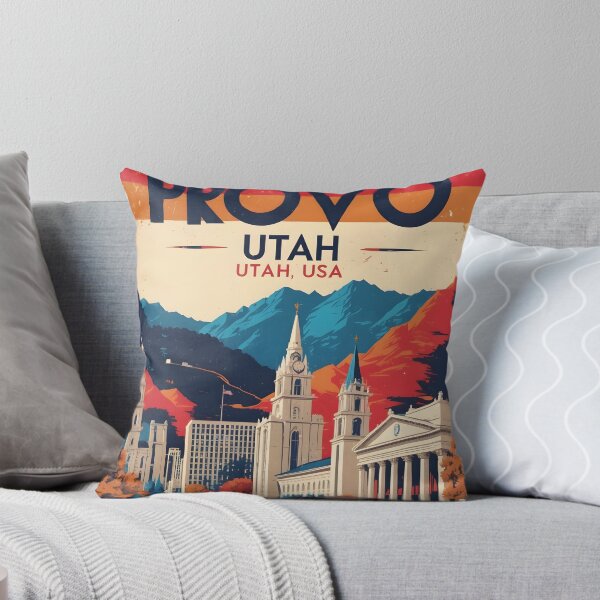 Item preview, Provo Utah 1950s USA Vintage Travel Tourism designed and sold by TravelersGems.