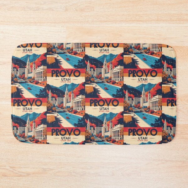 Item preview, Provo Utah 1950s USA Vintage Travel Tourism designed and sold by TravelersGems.