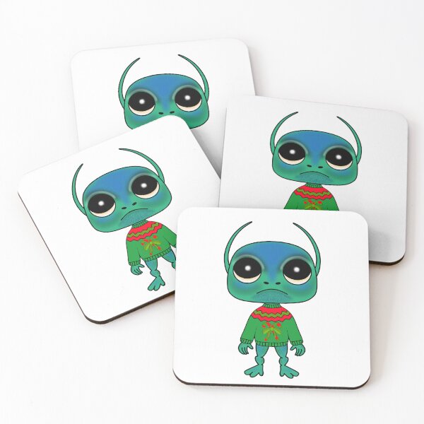 Item preview, Alien Ugly Christmas Sweater designed and sold by Sartoris Art.