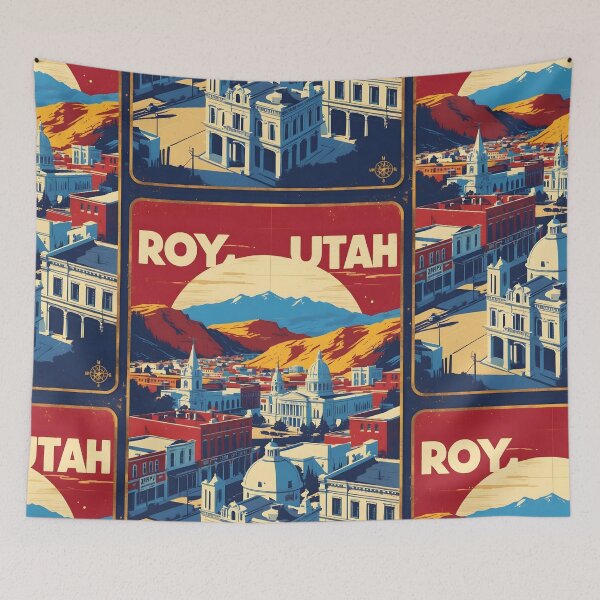 Item preview, Roy Utah 1950s USA Vintage Travel Tourism designed and sold by TravelersGems.