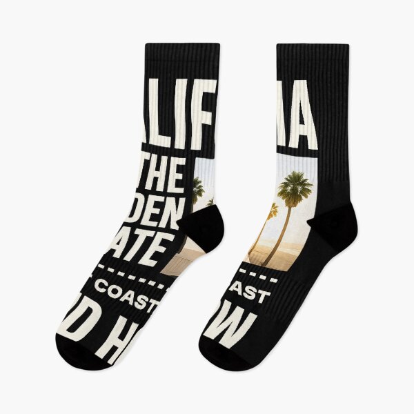 Item preview, California Sunset Palm Trees West Coast Vibes Los Angeles Venice Beach Golden State designed and sold by DrawHandArt.