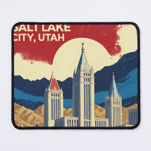 Item preview, Salt Lake Utah 1950s USA Vintage Travel Tourism designed and sold by TravelersGems.