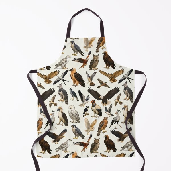 Item preview, Birds of Prey Retro Ornithology Illustration Wildlife Chart designed and sold by kakarikihill.
