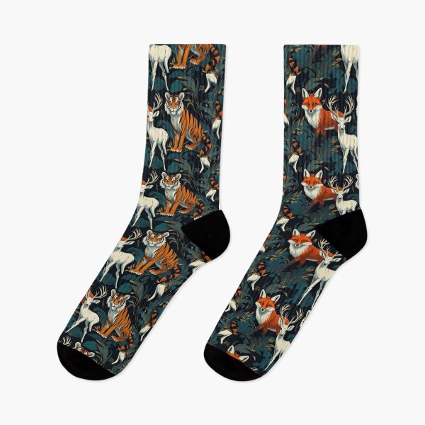 Item preview, Fox, Deer, Tiger designed and sold by DreamDarker.