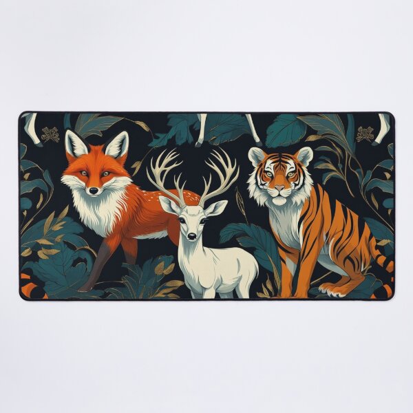 Item preview, Fox, Deer, Tiger designed and sold by DreamDarker.
