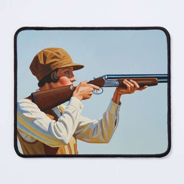 Item preview, LA TIREUSE D'ÉLITE (The Elite Sharpshooter) - Original Art Deco Artwork designed and sold by elektronen.