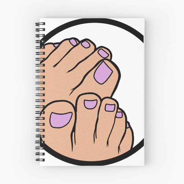 Item preview, Purple Toes Badge designed and sold by SolefulStickers.