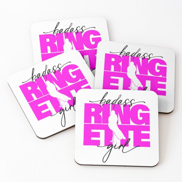 Item preview, Badass Ringette Girl – Pink Silhouette Design designed and sold by EmeraldeaArt.