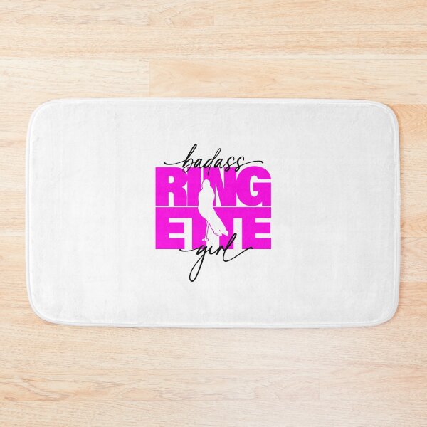 Item preview, Badass Ringette Girl – Pink Silhouette Design designed and sold by EmeraldeaArt.