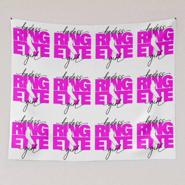 Item preview, Badass Ringette Girl – Pink Silhouette Design designed and sold by EmeraldeaArt.