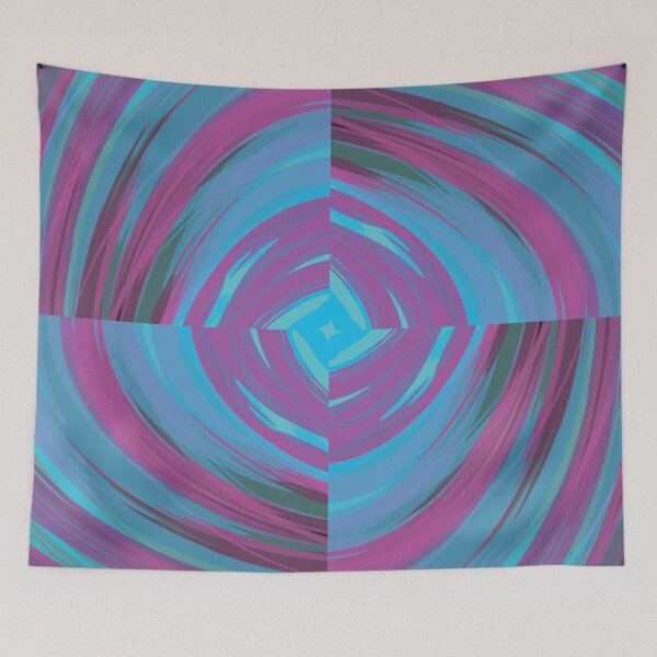 Artikelvorschau, Cubed Ripple Blau und Lila entworfen und verkauft von Bellewood222.
