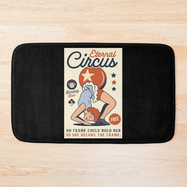 Item preview, Eternal Circus Vintage Acrobat Poster Retro Flexible Circus Artwork Graphic  designed and sold by DrawHandArt.