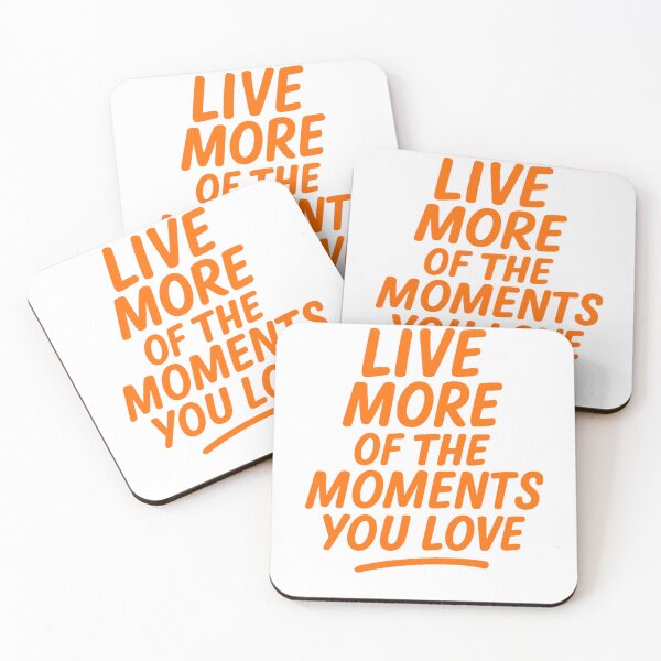 Item preview, Live More of the Moments You Love – Minimal Motivational DesLive More of the Moments You Love – Design Motivation Minimaliste ign designed and sold by Drawingshirts.