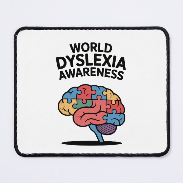 Item preview, Dyslexic Brain Puzzle - Dyslexia Awareness designed and sold by Enea Kelo.