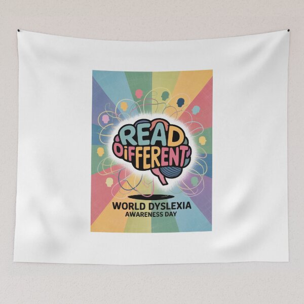 Item preview, Read Different - Dyslexia Awareness designed and sold by Enea Kelo.