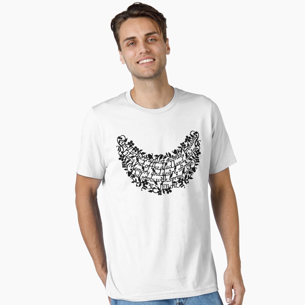 Vista previa del artículo con la obra «Camiseta esencial», diseñado y vendido por VictoriaCF.