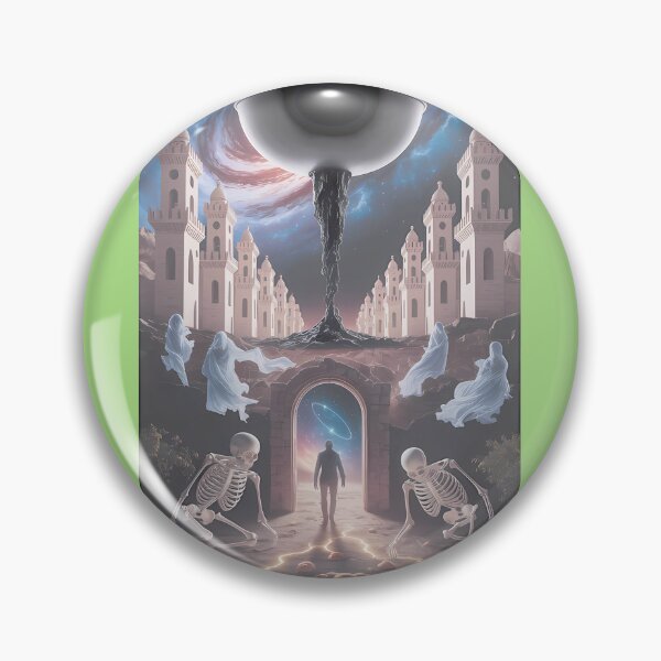 Item preview, Cosmic Gateway Skeleton Portal Fantasy Art designed and sold by Lonnie Smith.
