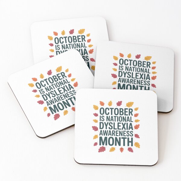 Item preview, October is Dyslexia Month - Dyslexia Awareness designed and sold by Enea Kelo.