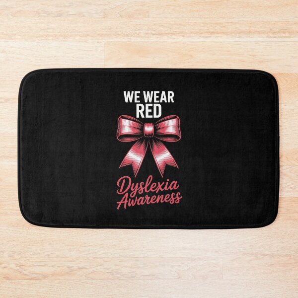 Item preview, Red Ribbon for Dyslexia - Dyslexia Awareness designed and sold by Enea Kelo.