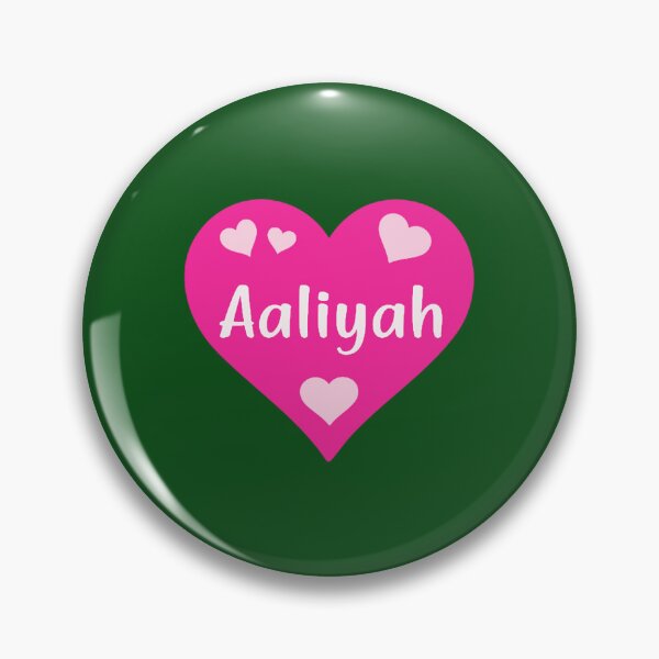 Item preview, Aaliyah Name Pink Heart  designed and sold by LaReserveDesign.