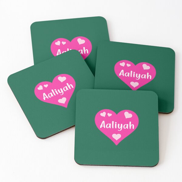 Item preview, Aaliyah Name Pink Heart  designed and sold by LaReserveDesign.