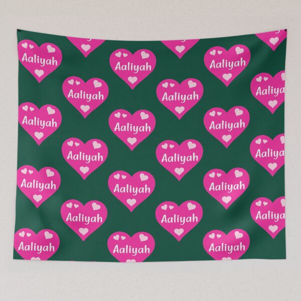 Item preview, Aaliyah Name Pink Heart  designed and sold by LaReserveDesign.