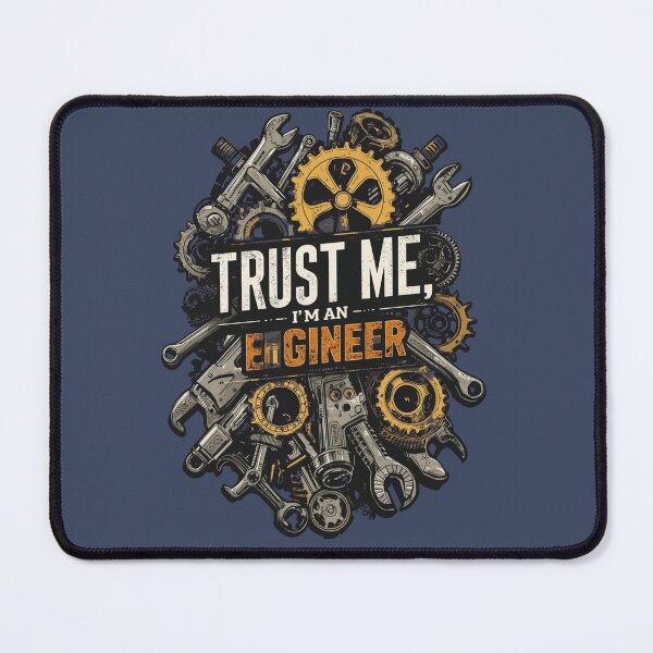 Item preview, Trust Me I’m an Engineer T-Shirt – Funny Engineering Design designed and sold by ZYNORAworld.
