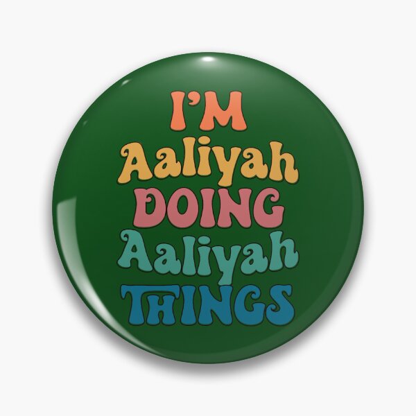 Item preview, Aaliyah Funny Retro First Name designed and sold by LaReserveDesign.