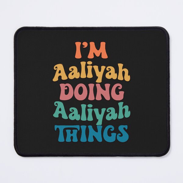 Item preview, Aaliyah Funny Retro First Name designed and sold by LaReserveDesign.