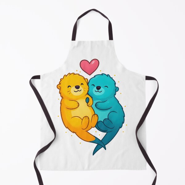 Item preview, Otter Couple Hugging designed and sold by Design-Joyz.